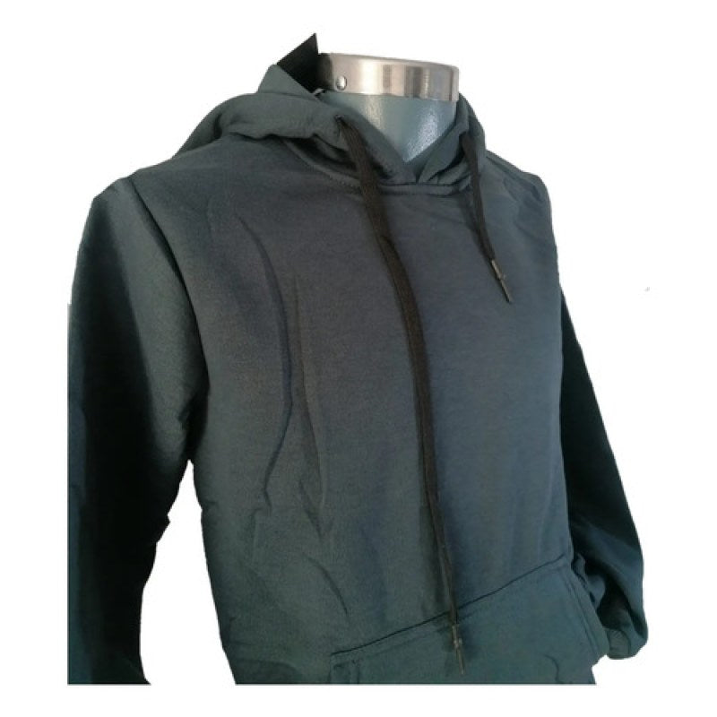 Sudadera Con Capucha Para Estampar Con Bolsa De Canguro #mlpos_11 | Color: Pizarra #color_pizarra | Talla: M #sku_mlm2232190199-186855961615