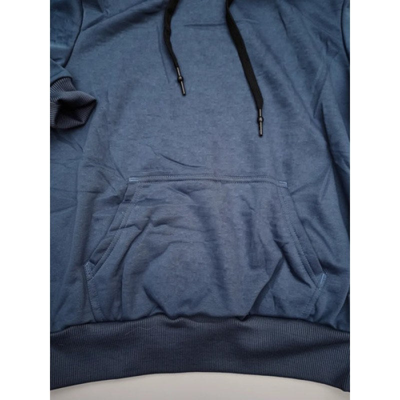 Sudadera Con Capucha Para Estampar Con Bolsa De Canguro #mlpos_13 | Color: Pizarra #color_pizarra | Talla: M #sku_mlm2232190199-186855961615