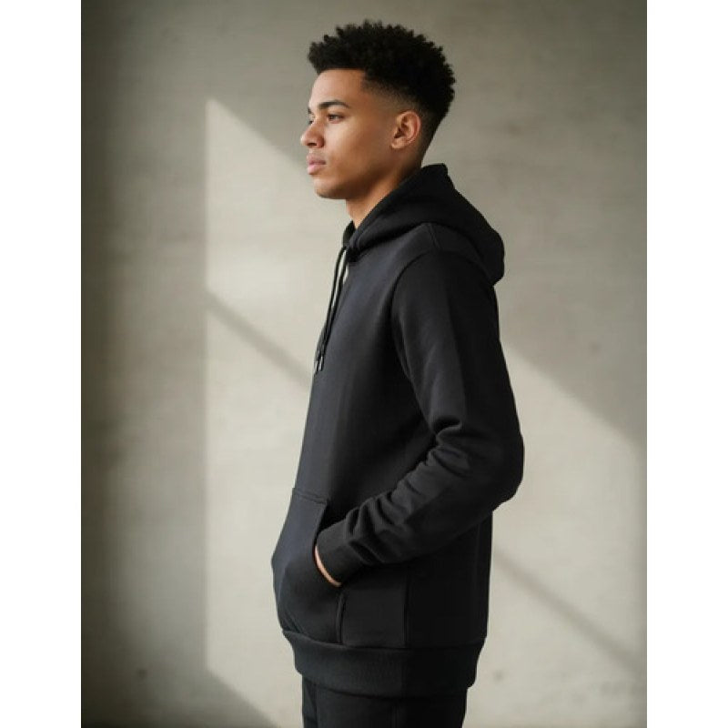 Sudadera Con Capucha Para Estampar Con Bolsa De Canguro #mlpos_3 | Color: Negro #color_negro #sku_mlm2232190199-186855961603 #sku_mlm2232190199-186855961605 #sku_mlm2232190199-186855961607