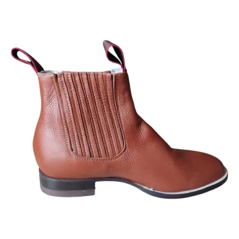 Botin Charro Piel Vacuno Suela Volada #mlpos_1 | Color: Natural Suela Volada #color_natural_suela_volada #sku_botincharronatural25 #sku_botincharronatural26 #sku_botincharronatural27 #sku_botincharronatural28