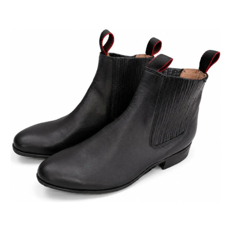 Botín Charro Piel Vacuno Punta Redonda Hombre #mlpos_14 | Color: Negro #color_negro #sku_btnchrrng24 #sku_btnchrrng25 #sku_btnchrrng26 #sku_btnchrrng27 #sku_btnchrrng28 #sku_btnchrrng245 #sku_btnchrrng255 #sku_btnchrrng265 #sku_btnchrrng275