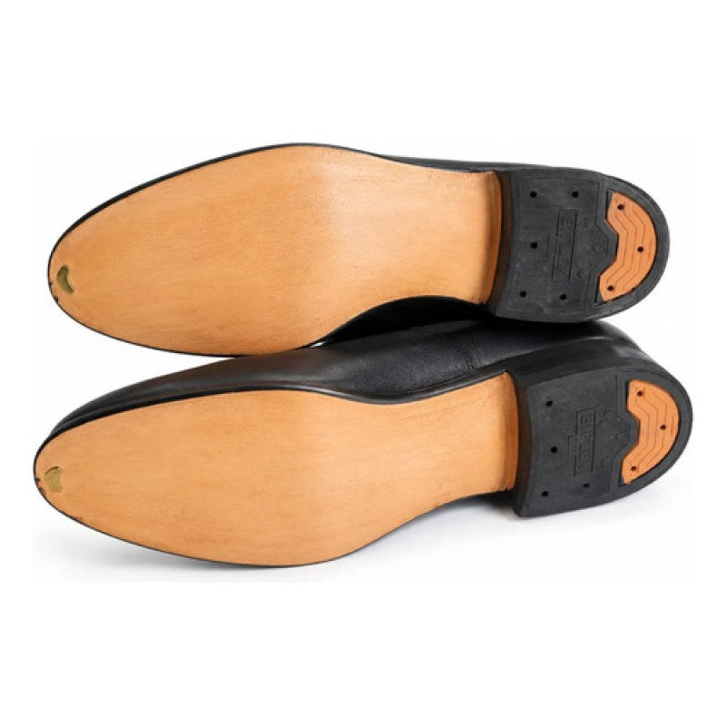 Botín Charro Piel Vacuno Punta Redonda Hombre #mlpos_16 | Color: Negro #color_negro #sku_btnchrrng24 #sku_btnchrrng25 #sku_btnchrrng26 #sku_btnchrrng27 #sku_btnchrrng28 #sku_btnchrrng245 #sku_btnchrrng255 #sku_btnchrrng265 #sku_btnchrrng275