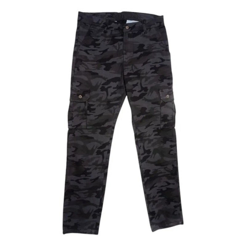Pantalon Cargo Moda Winster Camuflage #mlpos_4 | Color: Negro #color_negro #sku_mlm2313089829-183636160578 #sku_mlm2313089829-183636160582 #sku_mlm2313089829-183636160584 #sku_mlm2313089829-183636160586