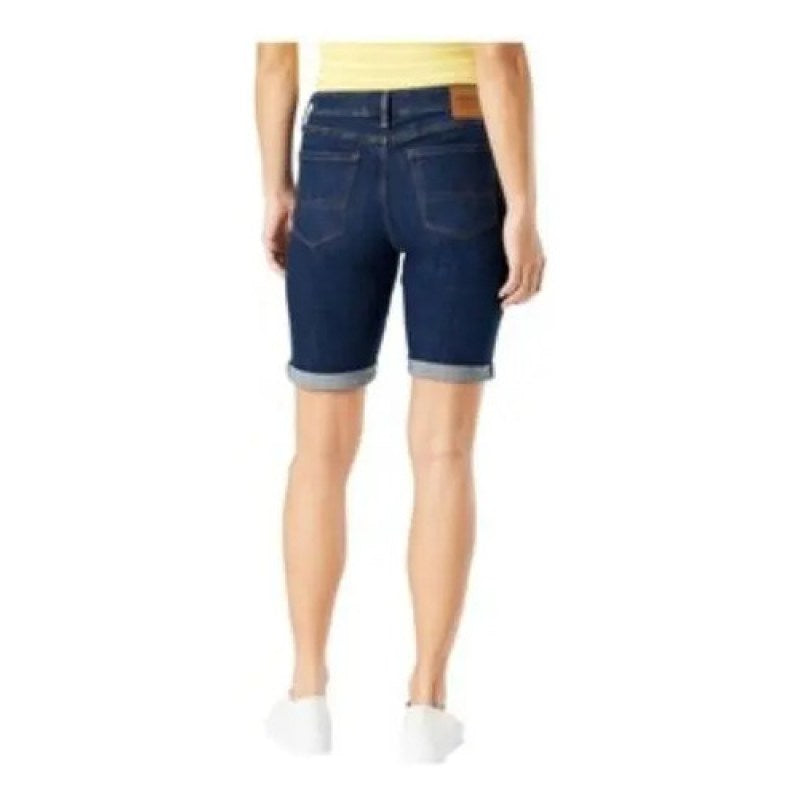 Short Bermuda Denizen From Levis Para Dama #mlpos_3 | Color: Azul #color_azul #sku_2482800582 #sku_2482800584 #sku_2482800588