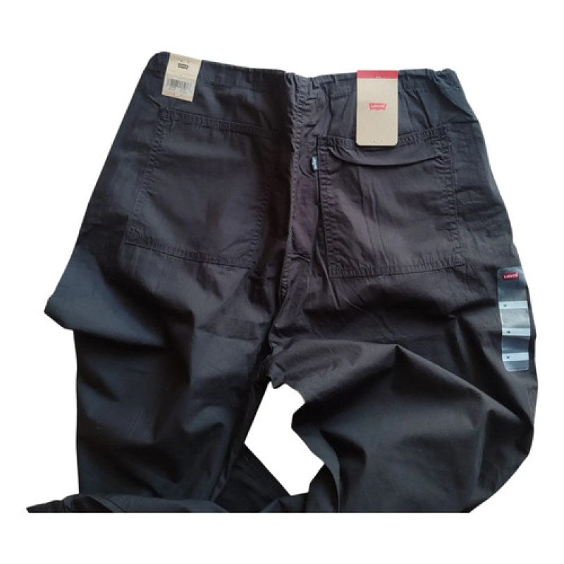 Pantalon Baggy Parachute Levis Meteorite Rompevientos #mlpos_3 | Color: Negro #color_negro #sku_a91430001l #sku_a91430001m