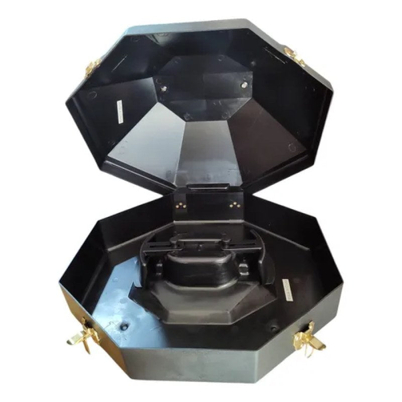 Caja Estuche Para Sombrero Ariat Hat Can #mlpos_2 | Color: Negro #color_negro #sku_mlm2347702503-188531279045