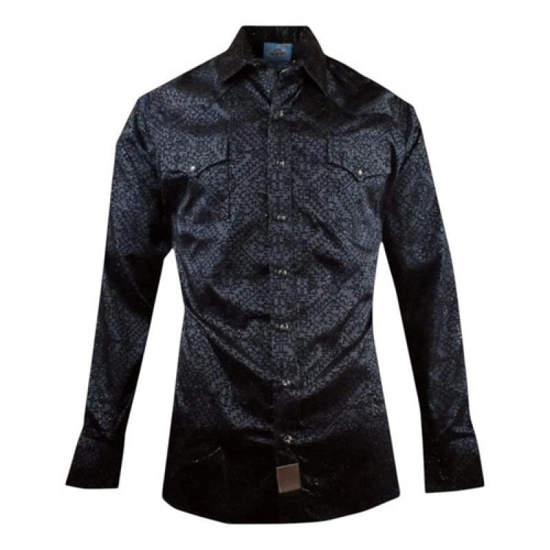 Camisa Winster Vaquera Foil Flock Buchona #mlpos_19 | Color: Chermus Negro #color_chermus_negro #sku_winschrmsngl #sku_winschrmsngm #sku_winschrmsngs #sku_winschrmsngxl #sku_winschrmsngxxl