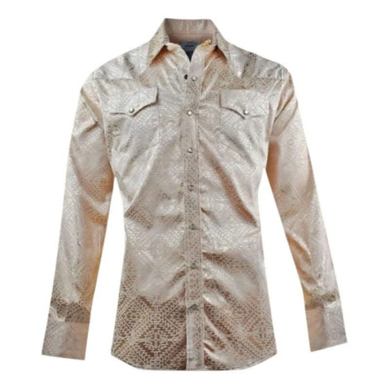 Camisa Winster Vaquera Foil Flock Buchona #mlpos_25 | Color: Chermus Khaki #color_chermus_khaki #sku_winschrmskhl #sku_winschrmskhm #sku_winschrmskhs #sku_winschrmskhxl #sku_winschrmskhxxl