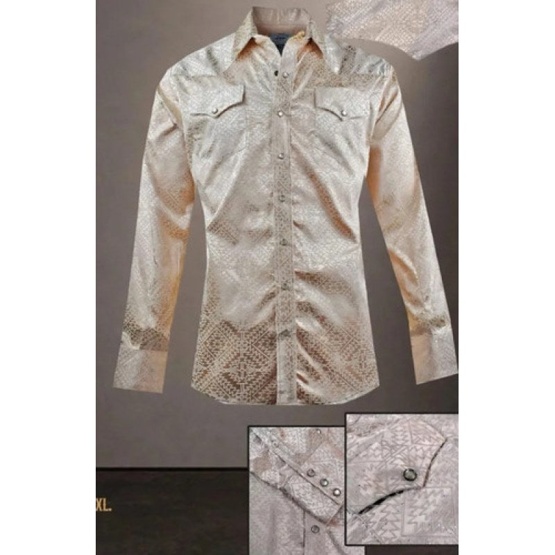 Camisa Winster Vaquera Foil Flock Buchona #mlpos_26 | Color: Chermus Khaki #color_chermus_khaki #sku_winschrmskhl #sku_winschrmskhm #sku_winschrmskhs #sku_winschrmskhxl #sku_winschrmskhxxl