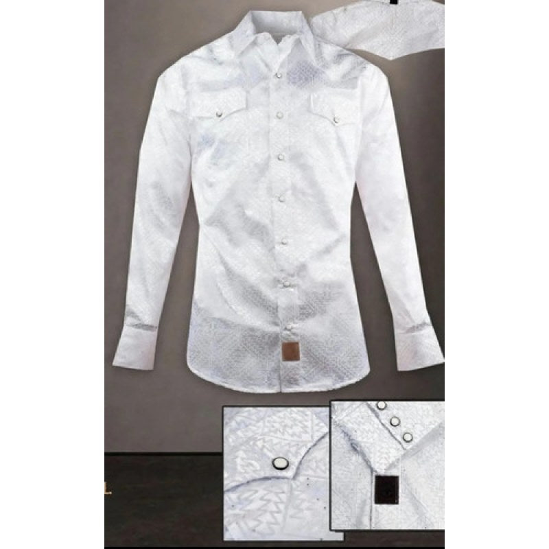 Camisa Winster Vaquera Foil Flock Buchona #mlpos_29 | Color: Chermus Blanco #color_chermus_blanco #sku_winschrmsbcm #sku_winschrmsbcs #sku_winschrmsbcxl #sku_winschrmsbcxxl