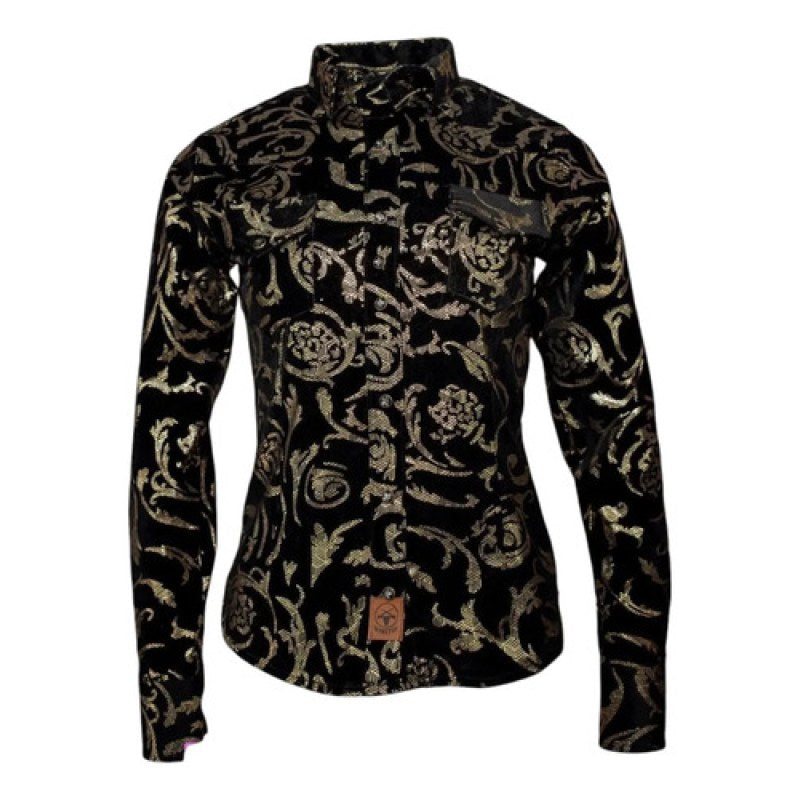 Camisa Winster Vaquera Foil Flock Buchona #mlpos_3 | Color: Negro #color_negro #sku_mlm2389990287-204329871571 #sku_mlm2389990287-204581612037