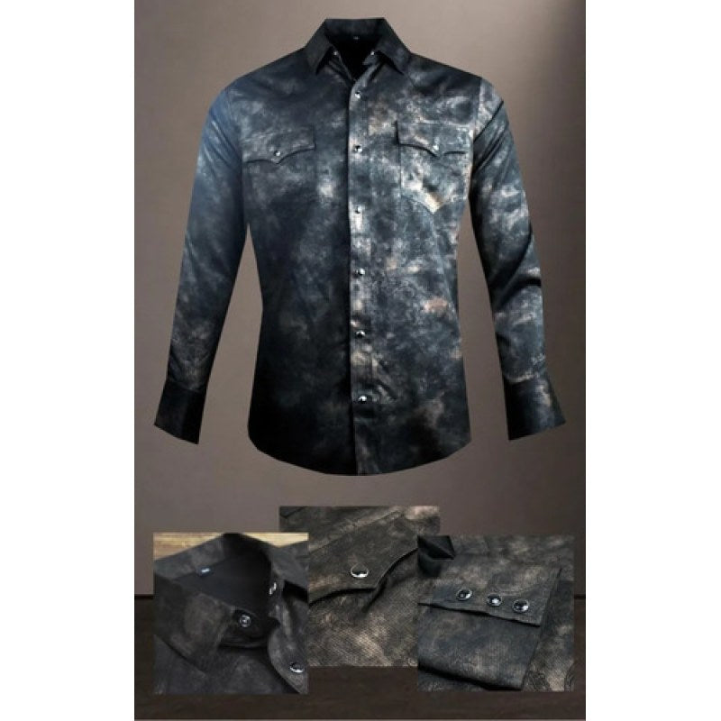 Camisa Winster Vaquera Foil Flock Buchona #mlpos_32 | Color: Tornasol Cafe #color_tornasol_cafe #sku_winstrnslcf3xl #sku_winstrnslcf4xl #sku_winstrnslcfl #sku_winstrnslcfm #sku_winstrnslcfs #sku_winstrnslcfxl #sku_winstrnslcfxxl