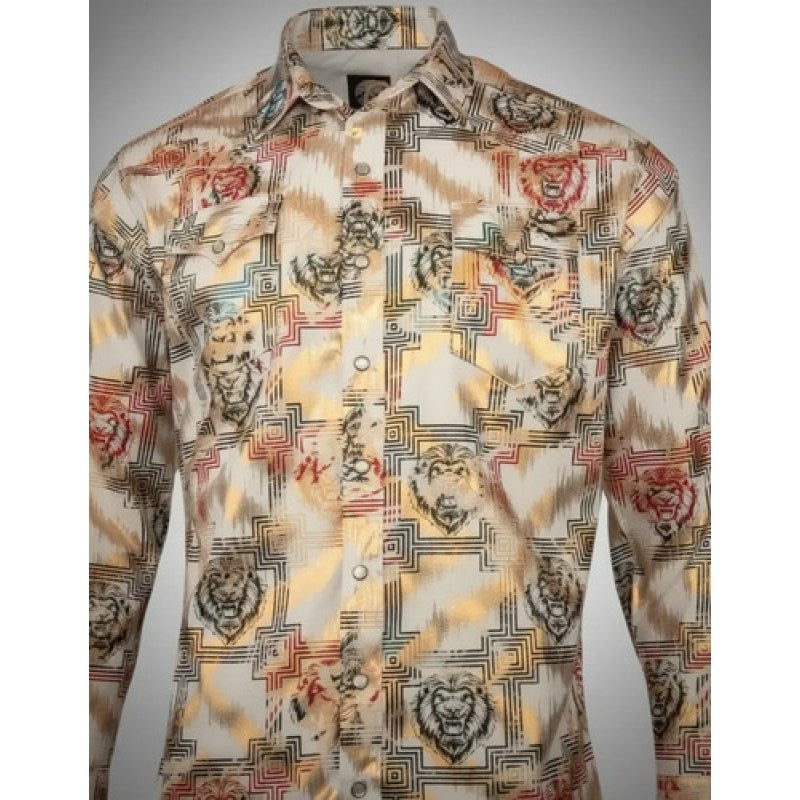 Camisa Winster Vaquera Foil Flock Buchona #mlpos_6 | Color: Foil Leon #color_foil_leon | Talla: M #sku_mlm2389990287-189362015307