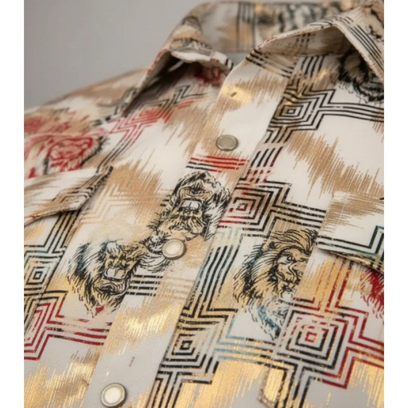 Camisa Winster Vaquera Foil Flock Buchona #mlpos_7 | Color: Foil Leon #color_foil_leon | Talla: M #sku_mlm2389990287-189362015307