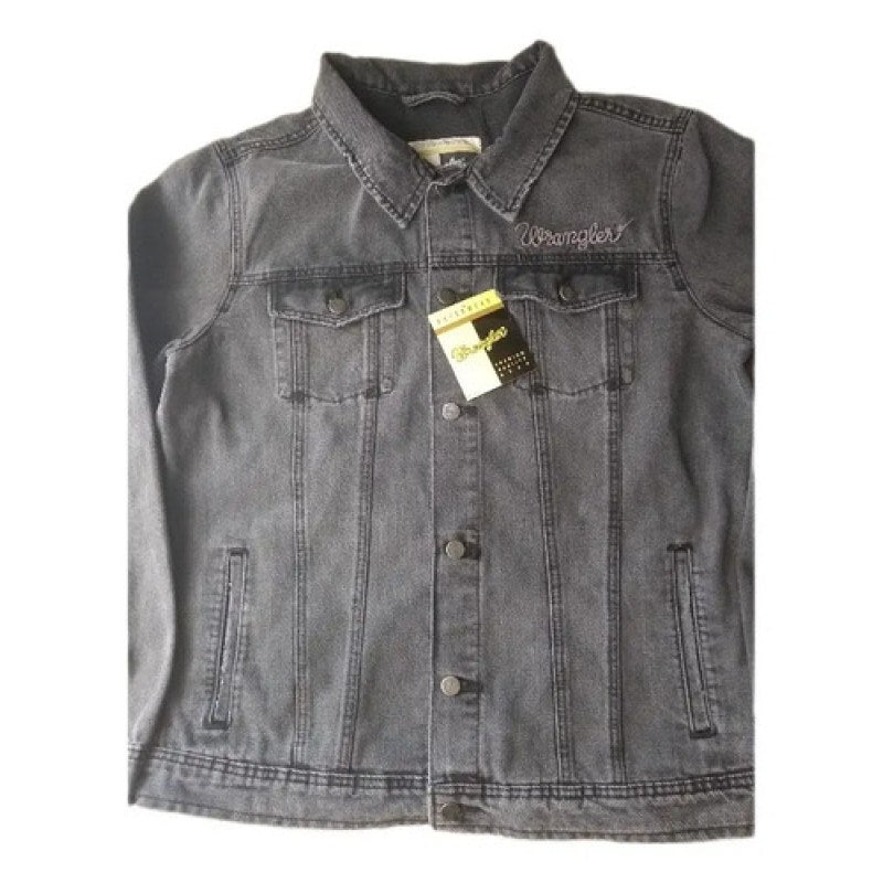 Chamarra Mezclilla Wrangler Caballero Gris 112352312 Eg #mlpos_2 #sku_112352312grseg