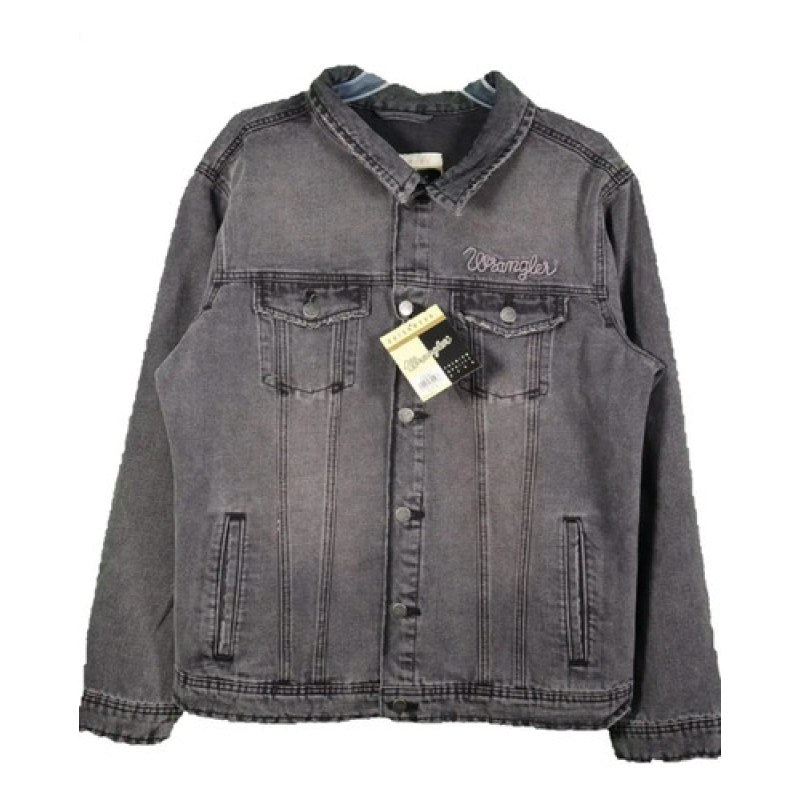 Chamarra Mezclilla Wrangler Caballero Gris 112352312 Eg #mlpos_3 #sku_112352312grseg