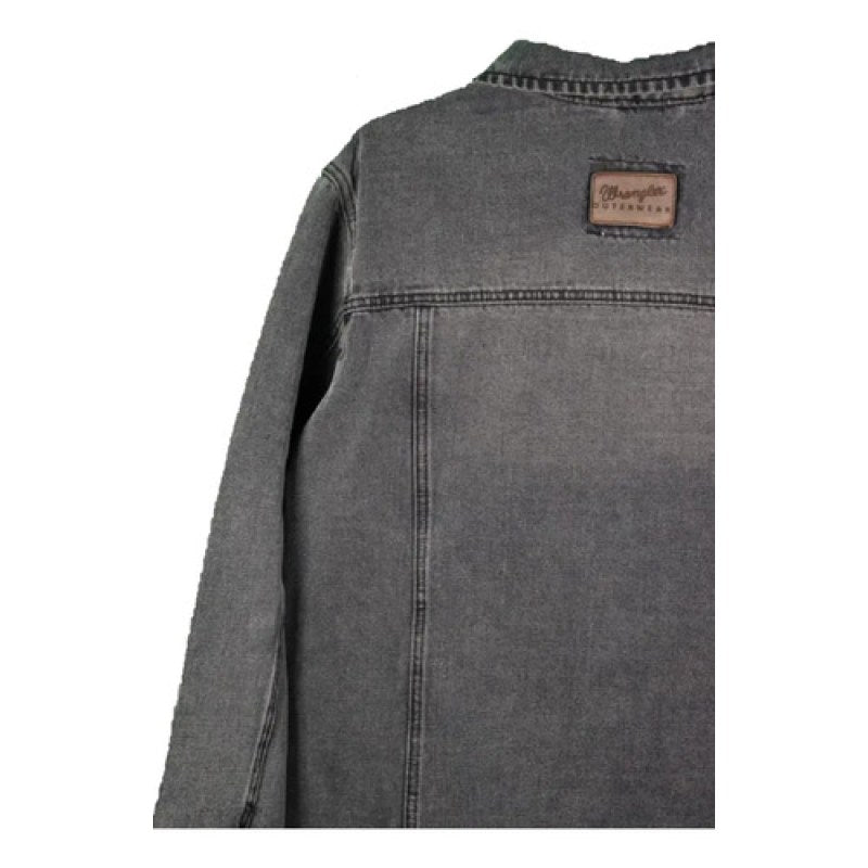 Chamarra Mezclilla Wrangler Caballero Gris 112352312 Eg #mlpos_5 #sku_112352312grseg