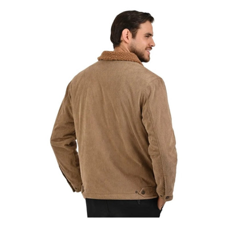 Chamarra Wrangler Panilla Con Borrega Hombre #mlpos_2 | Color: Beige #color_beige #sku_wco2520ch #sku_wco2520eg #sku_wco2520g #sku_wco2520m