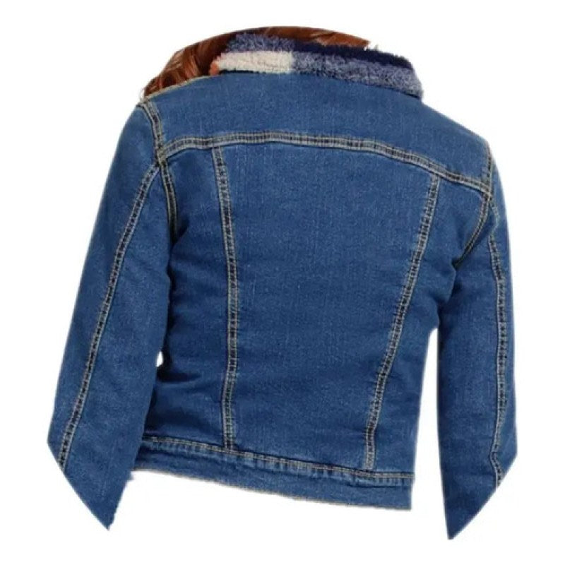 Chamarra Mezclilla Borrega Lee Dama Azul Borrega 112346668 Eg #mlpos_3 #sku_112346668azleg