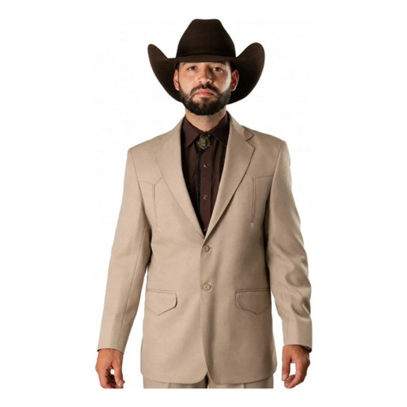 Traje Vaquero Old West Toledo Western Old West #mlpos_11 | Color: Biege #color_biege #sku_oldwst101bg2xl #sku_oldwst101bgl #sku_oldwst101bgm #sku_oldwst101bgxl