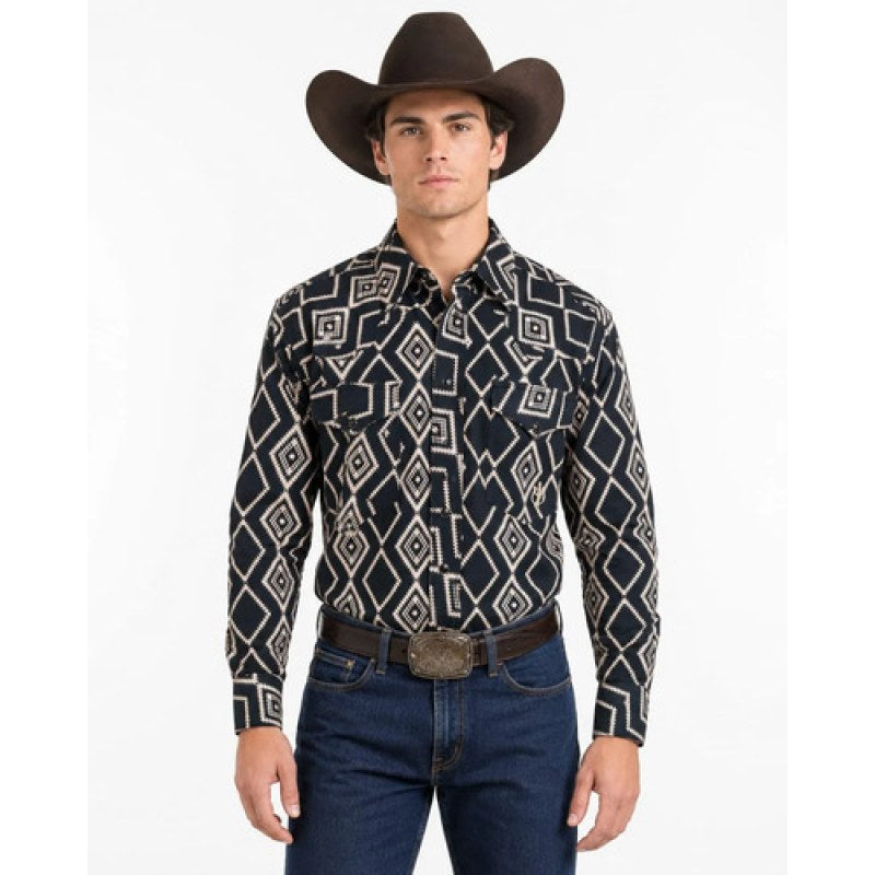Camisa Vaquera Western Cowboy Old West #mlpos_1 | Color: 8871 Negro #color_8871_negro #sku_oldc8871ng2xl #sku_oldc8871ng3xl #sku_oldc8871ngeg #sku_oldc8871ngg #sku_oldc8871ngm