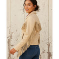 Chamarra Chaqueta Wrangler Dama Vaquera Con Barbas #mlpos_1 | Color: Beige #color_beige | Talla: XL #sku_mlm2559835325-192922546731