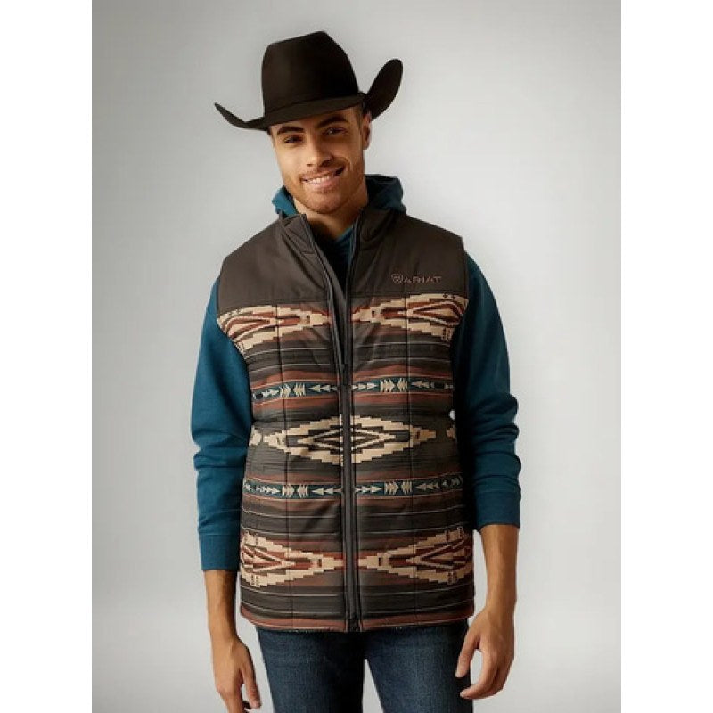 Chaleco Vaquero Ariat  Cowboy Caballero Chimayo Cafe L #mlpos_1 #sku_mlm2571725046