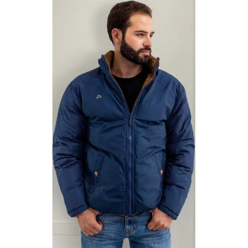 Chamarra Denver Doble Vista Caballero Pluma De Ganso Camel/navy Jk120517me64 Ch #mlpos_1 #sku_jk120517me64ch
