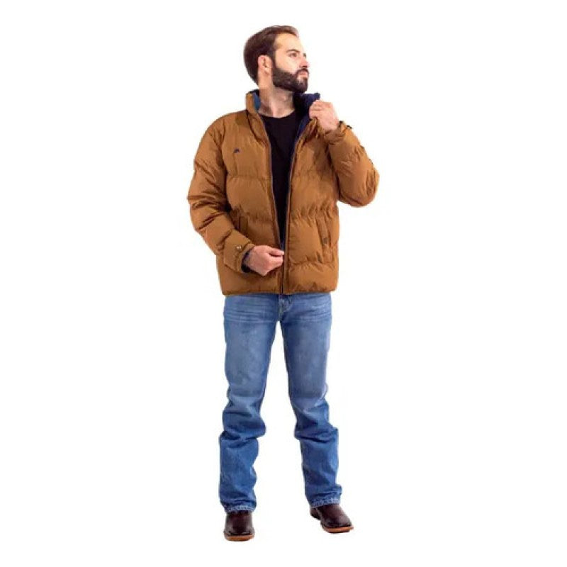 Chamarra Denver Doble Vista Caballero Pluma De Ganso Camel/navy Jk120517me64 Ch #mlpos_3 #sku_jk120517me64ch