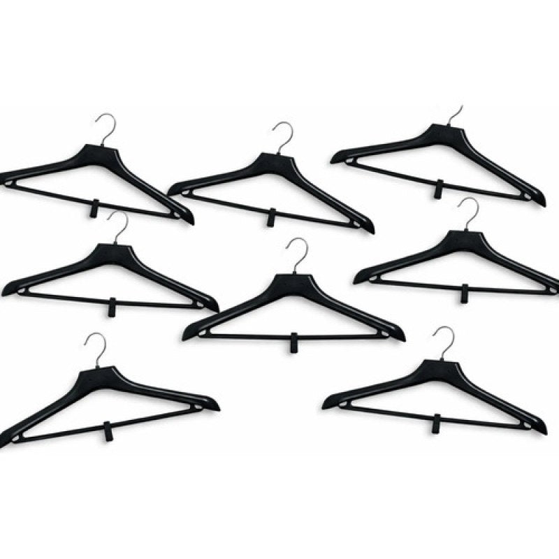 Paq De 25 Pzs De Ganchos Para Traje Negro #mlpos_2 #sku_mlm2628919261