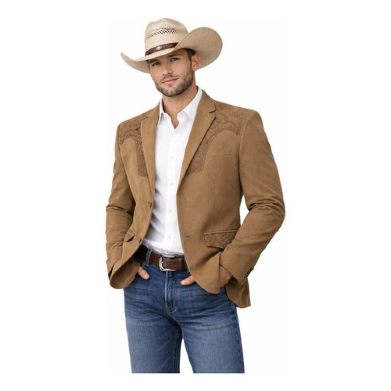 Saco Vaquero Montero Tipo Gamuzina Lamasini #mlpos_10 | Color: Brown #color_brown