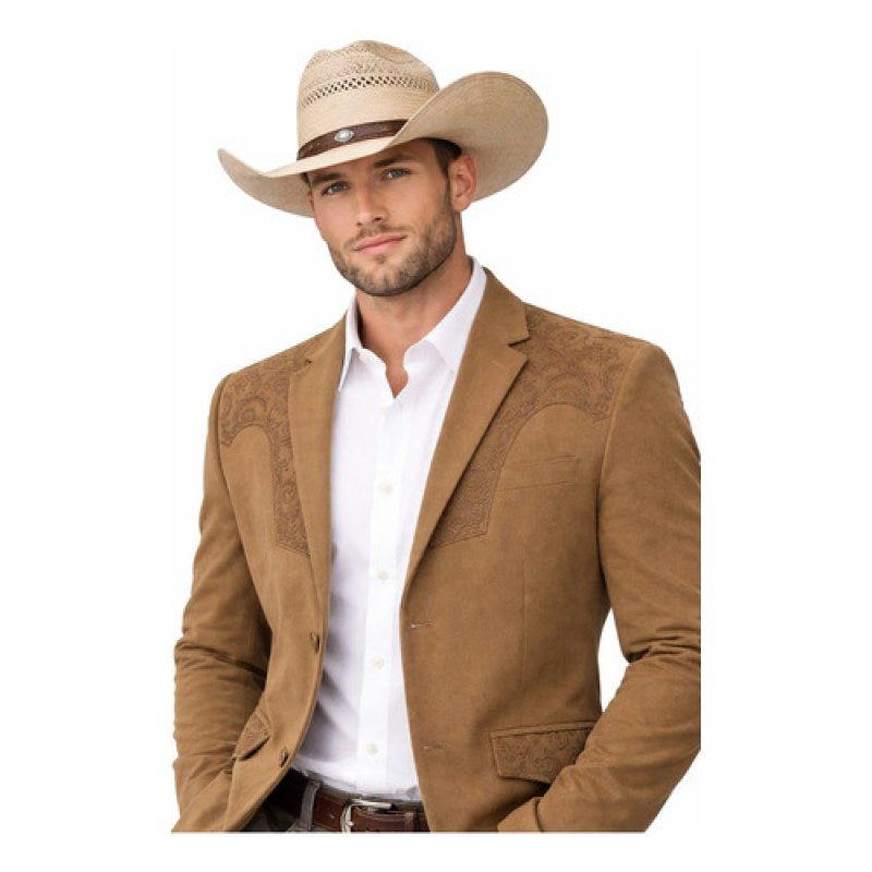Saco Vaquero Montero Tipo Gamuzina Lamasini #mlpos_11 | Color: Brown #color_brown