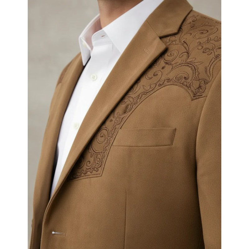 Saco Vaquero Montero Tipo Gamuzina Lamasini #mlpos_12 | Color: Brown #color_brown | Talla: 3XL