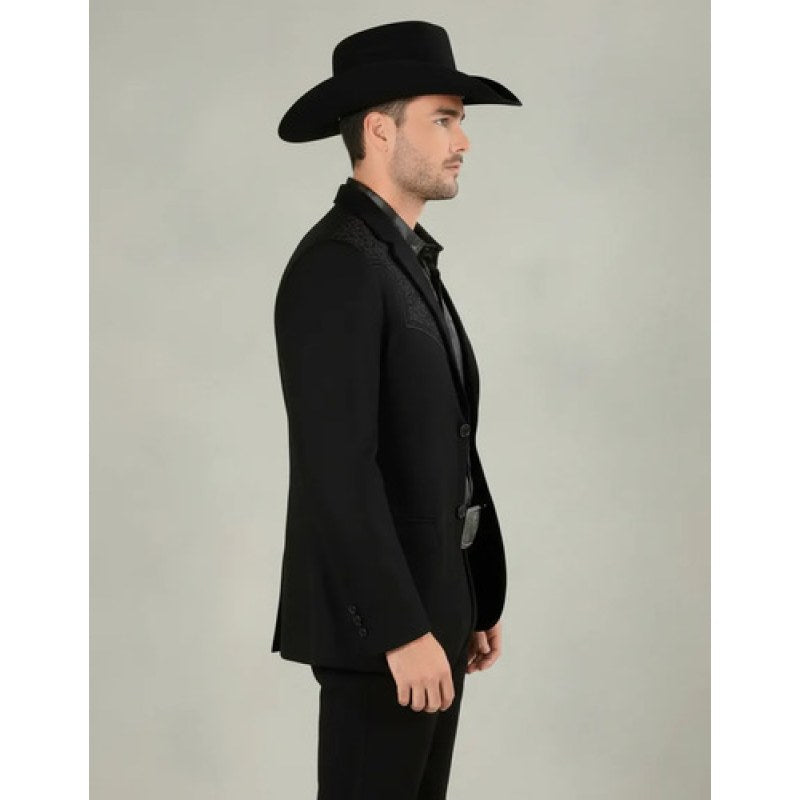 Saco Vaquero Montero Tipo Gamuzina Lamasini #mlpos_27 | Color: Black/Grey #color_blackgrey | Talla: S #sku_mt2182bg2xl #sku_mt2182bg3xl #sku_mt2182bg4xl #sku_mt2182bgl #sku_mt2182bgm #sku_mt2182bgs #sku_mt2182bgxl