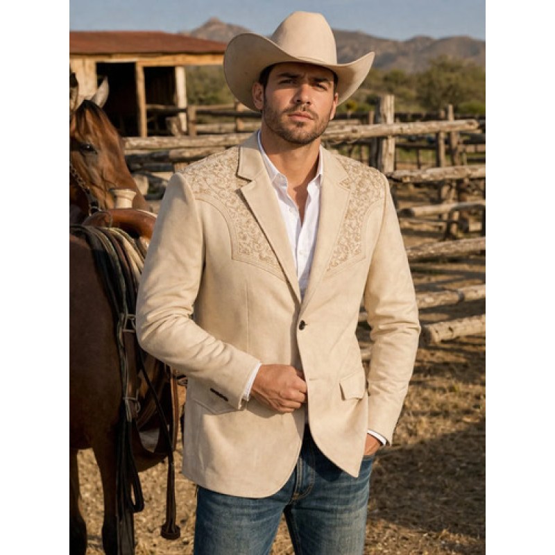 Saco Vaquero Montero Tipo Gamuzina Lamasini #mlpos_30 | Color: Biege #color_biege #sku_mt2182b2xl #sku_mt2182b3xl #sku_mt2182b4xl #sku_mt2182bl #sku_mt2182bm #sku_mt2182bs #sku_mt2182bxl