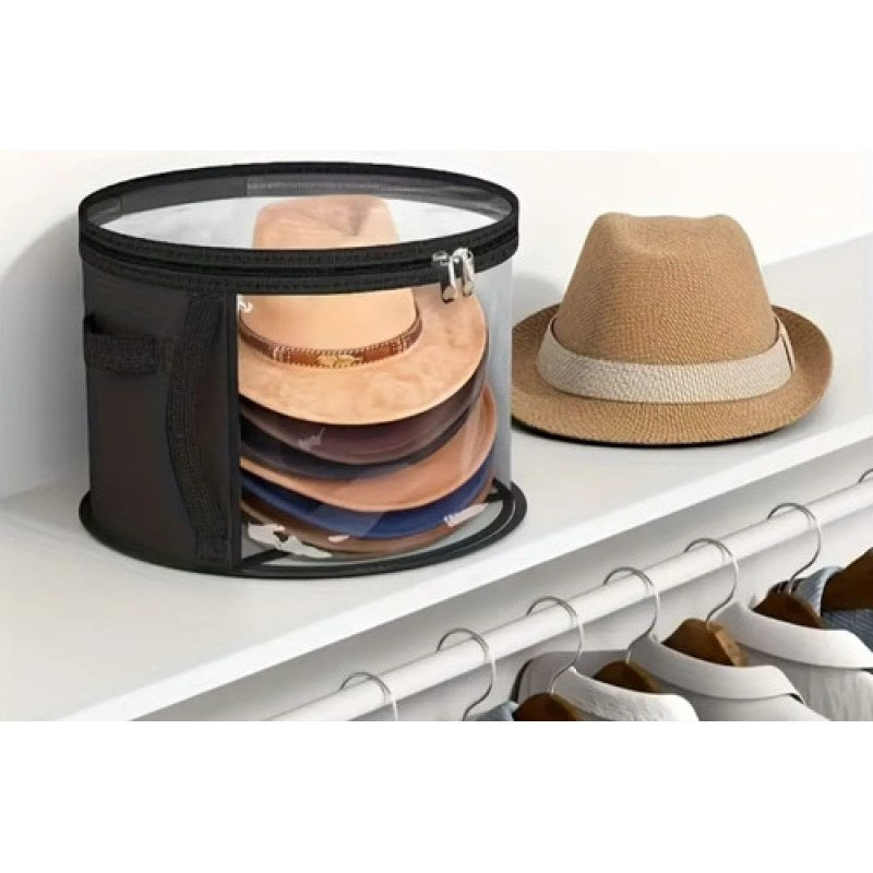 Bolsa De Almacenaje Transparente Para Sombrero Portatil Transparente Unitalla #mlpos_4 #sku_mlm2716568377