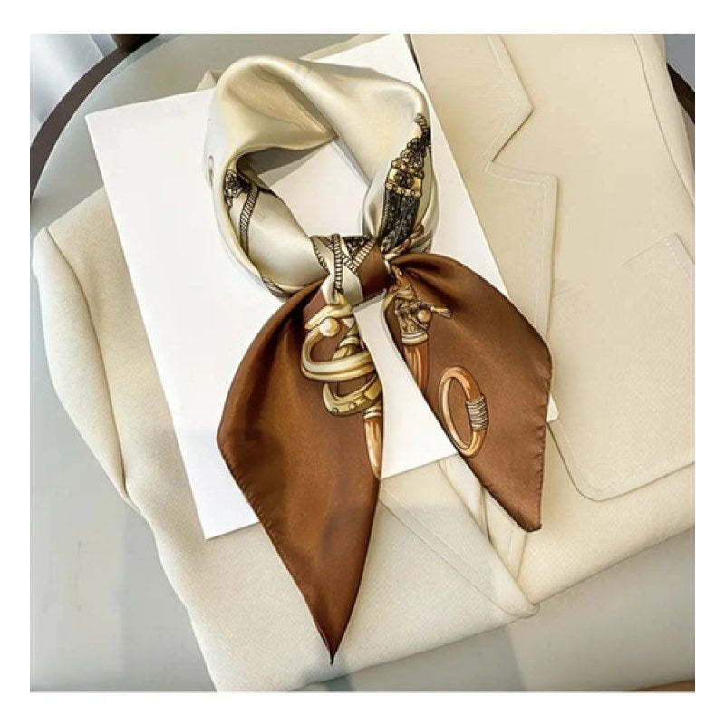 Panuelo Bandana  Paliacate De Dama #mlpos_10 | Color: Beige/cafe #color_beigecafe | Talla: Uniitalla #sku_mlm2716591365-199933501447