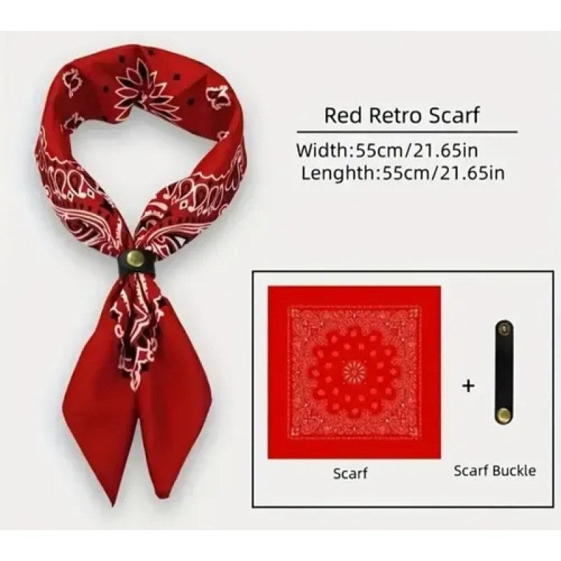 Panuelo Bandana  Paliacate De Dama #mlpos_6 | Color: Rojo #color_rojo | Talla: Unitalla #sku_mlm2716591365-189897718988