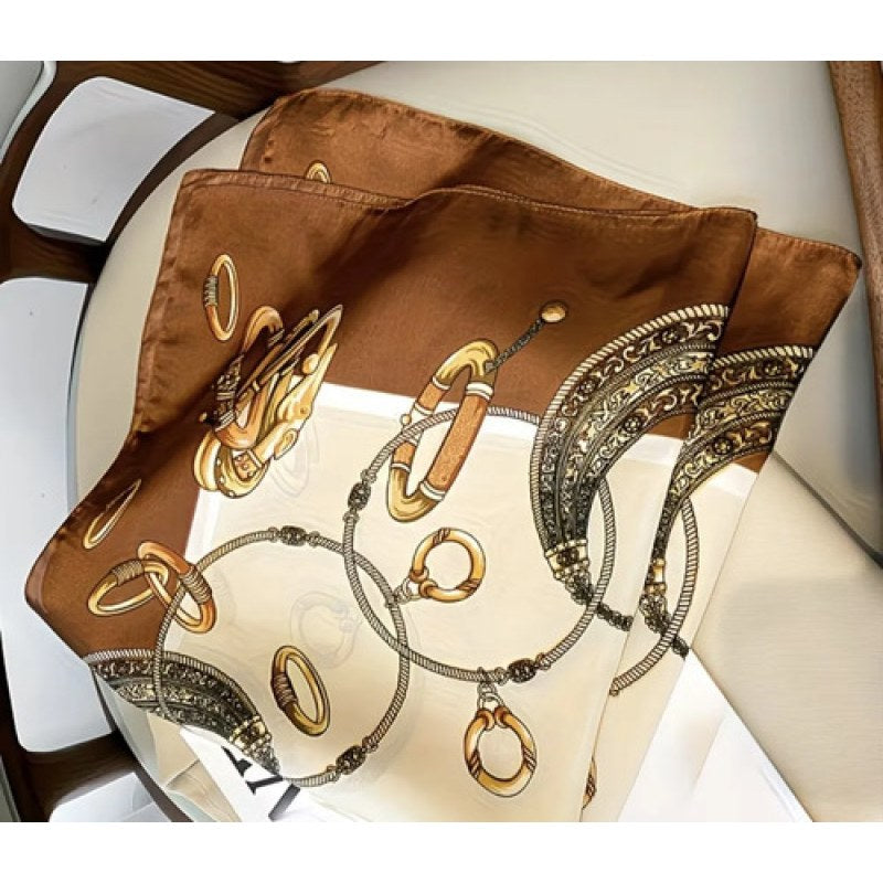 Panuelo Bandana  Paliacate De Dama #mlpos_9 | Color: Beige/cafe #color_beigecafe | Talla: Uniitalla #sku_mlm2716591365-199933501447