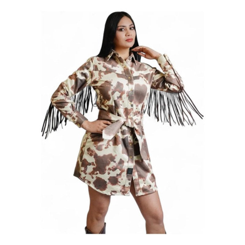 Vestido Camisero Winster Vaquero Estampado #mlpos_7 | Color: Beige #color_beige #sku_mlm2730811349-190206802724 #sku_mlm2730811349-190206802726 #sku_mlm2730811349-204616010681