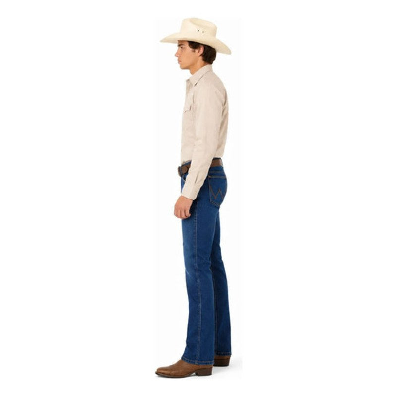 Pantalon Retro Wrangler Slim Boot Caballero Moda Straight #mlpos_15 | Color: 8767 #color_8767 | Talla: 28x32 #sku_87672832
