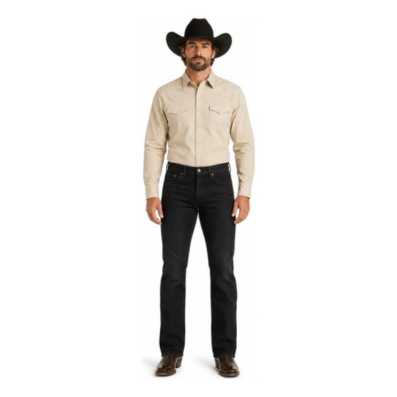Pantalon Retro Wrangler Slim Boot Caballero Moda Straight #mlpos_8 | Color: 6028 #color_6028 | Talla: 38x32 #sku_1123460283832