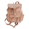 Mochila Vaquera Piel Natural Tipo Backpack Con Bolsas Natural #mlpos_1 #sku_mochilapiel