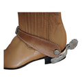 Par De Espuelas Charras Grabadas Con Correas Color Miel #mlpos_1 #sku_mlm2867307753