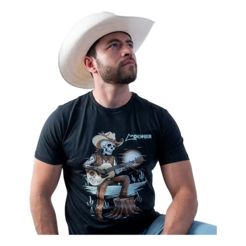Playera Vaquera Denver Cowboy Caballero #mlpos_3 #mlitem_MLM2899303649 | Color: N0011 | Talla: G #color_n0011 #sku_01tdag0120011ch #sku_01tdag0120011g #sku_01tdag0120011m
