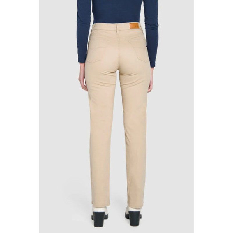 Pantalon Oggi Jeans Atraction Gabardina Recto Mujer #mlpos_2 #mlitem_MLM2901803491 | Color: Beige | Talla: 9 #color_beige #sku_atrbg9 #sku_atrbg15