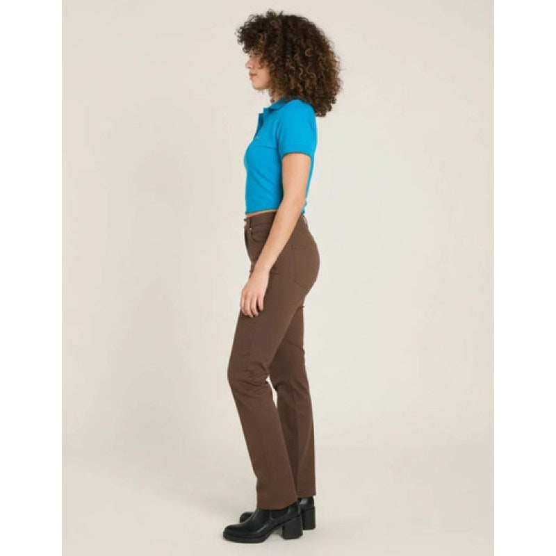 Pantalon Oggi Jeans Atraction Gabardina Recto Mujer #mlpos_8 #mlitem_MLM2901815453 | Color: Moka | Talla: 9 #color_moka #sku_atrmk9