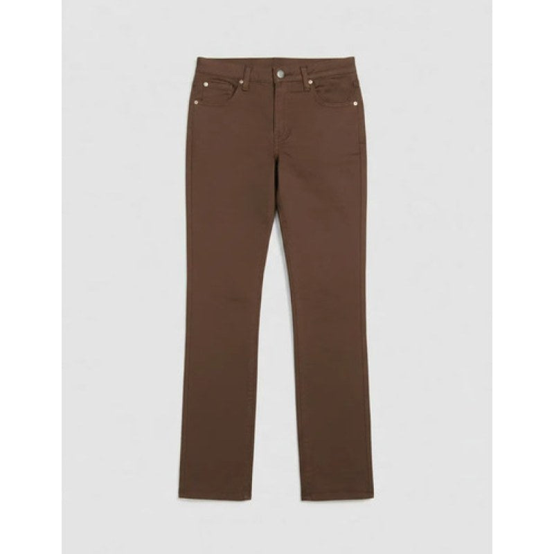 Pantalon Oggi Jeans Atraction Gabardina Recto Mujer #mlpos_9 #mlitem_MLM2901815453 | Color: Moka | Talla: 9 #color_moka #sku_atrmk9