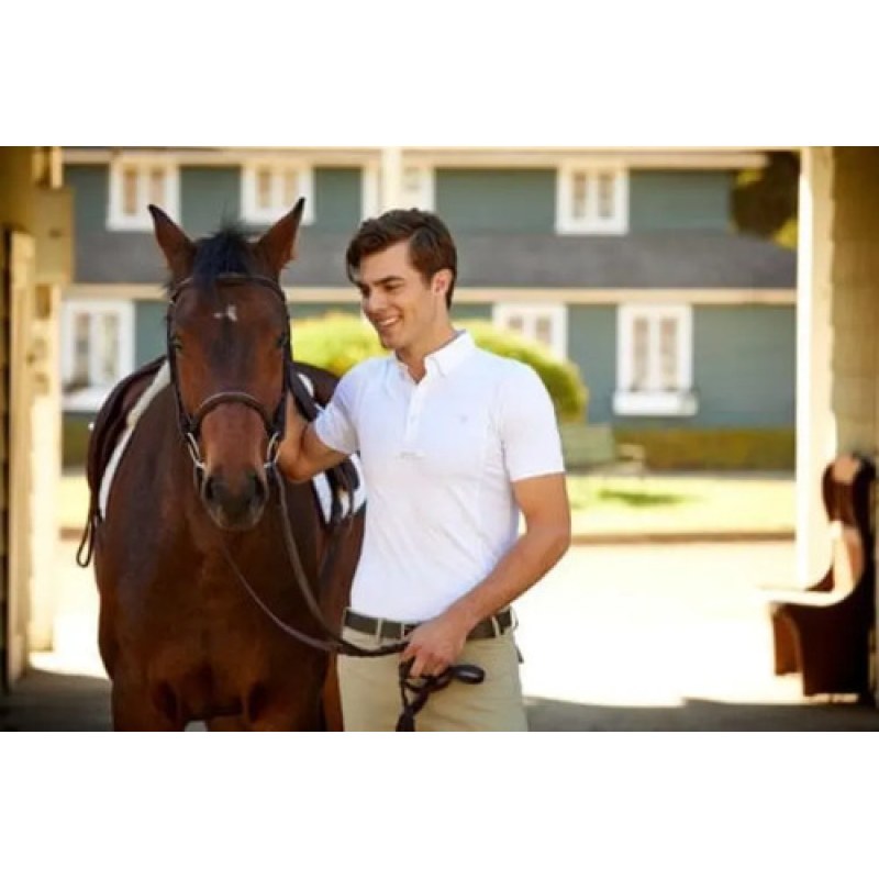 Ariat Tek Show Shirt Men Playera Equitacion #mlpos_5 | Color: BLANCA 10030519 #color_blanca_10030519 | Talla: M #sku_10030519m