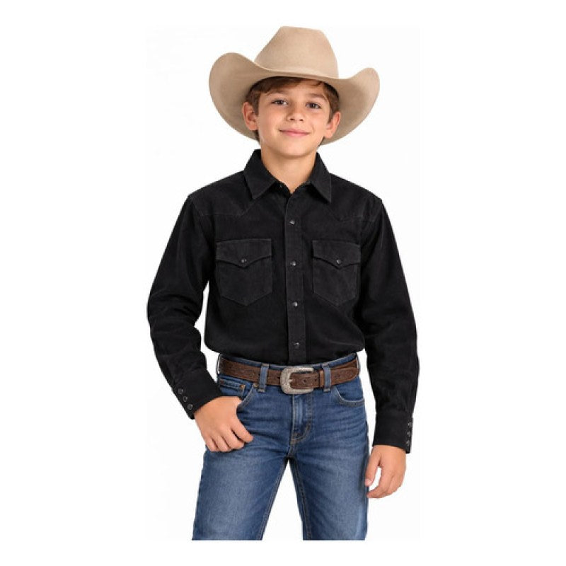 Camisa Charra Vaquera Winster Niño #mlpos_13 | Color: Negro Panilla #color_negro_panilla #sku_winspnllng2 #sku_winspnllng4 #sku_winspnllng6 #sku_winspnllng8 #sku_winspnllng10 #sku_winspnllng12 #sku_winspnllng14 #sku_winspnllng16